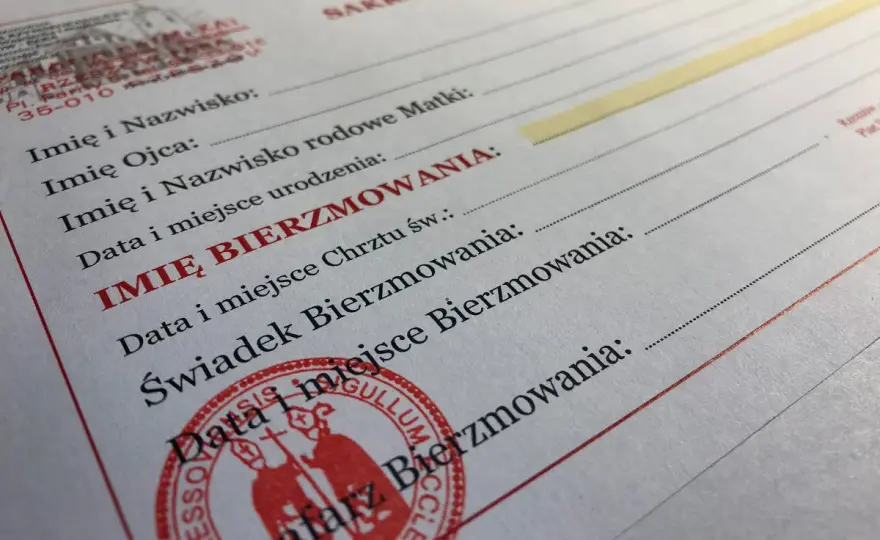 Bierzmowanie bez tajemnic - przygotowanie, świadek i dokumenty