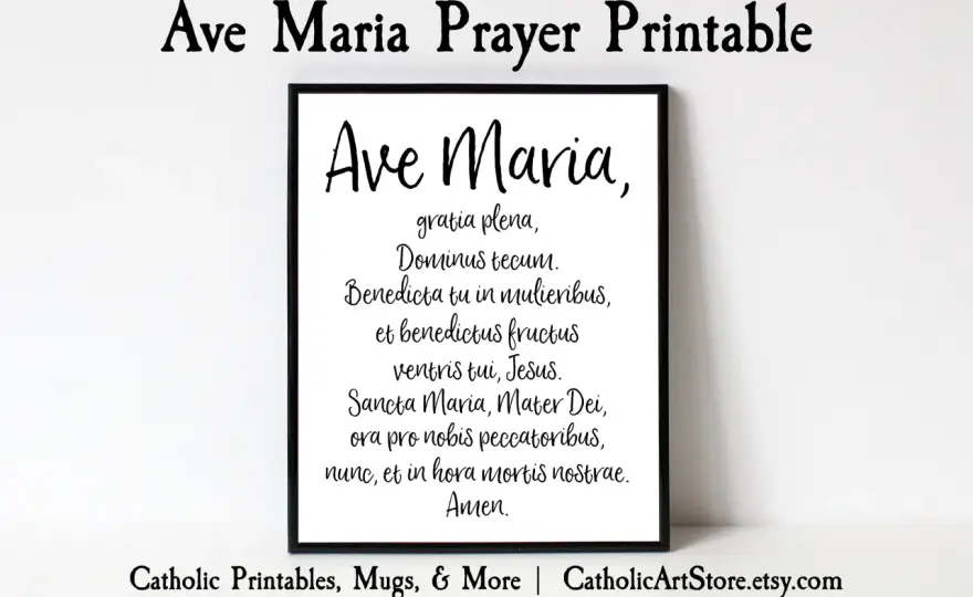 Ave Maria - tekst, znaczenie i jak modlić się świadomie?