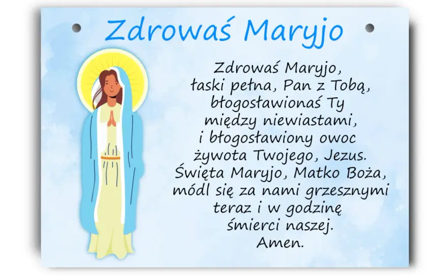 Trzy Zdrowaś Maryjo - krótka modlitwa, głęboki sens?